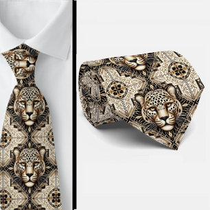Kraftig Leopard slips Manlig Herrmode