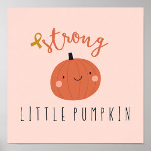 Kraftig, liten pumpa. poster