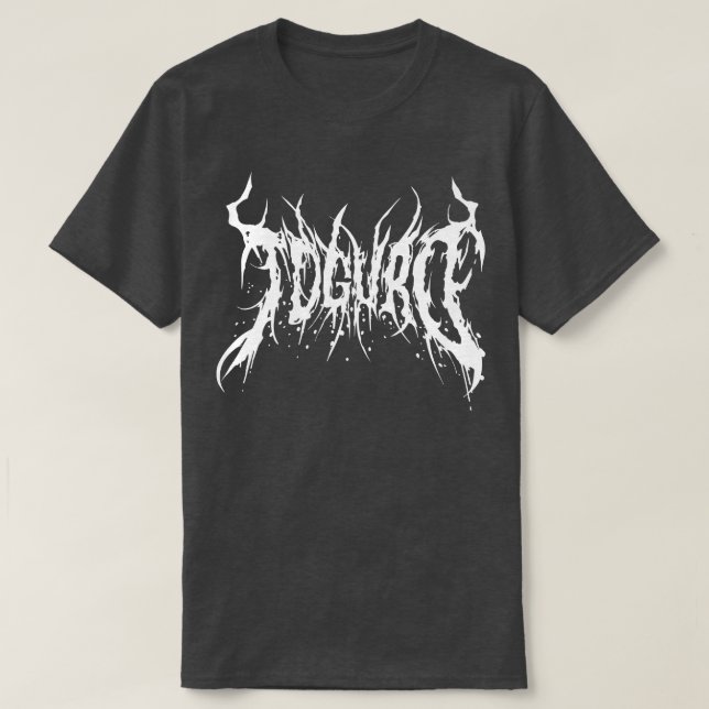 Kraftig Metall-muskeldemon T Shirt (Design framsida)
