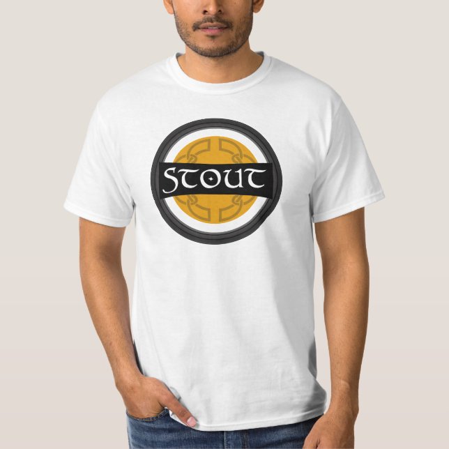 Kraftig ölT-tröja T-shirt (Framsida)