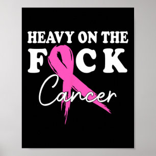 Kraftig på Bröstcancer medvetenhet, canceröverleva Poster