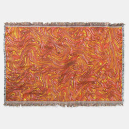 Kraftig rödaktig struktur med gult skuggor filt