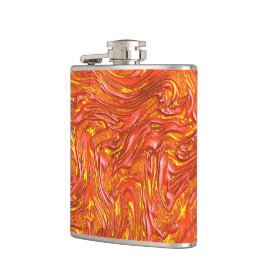 Kraftig rödaktig struktur med nyanser av gult fickplunta