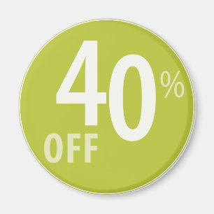 Kraftiga 40% AV SALE undertecknar - magneter