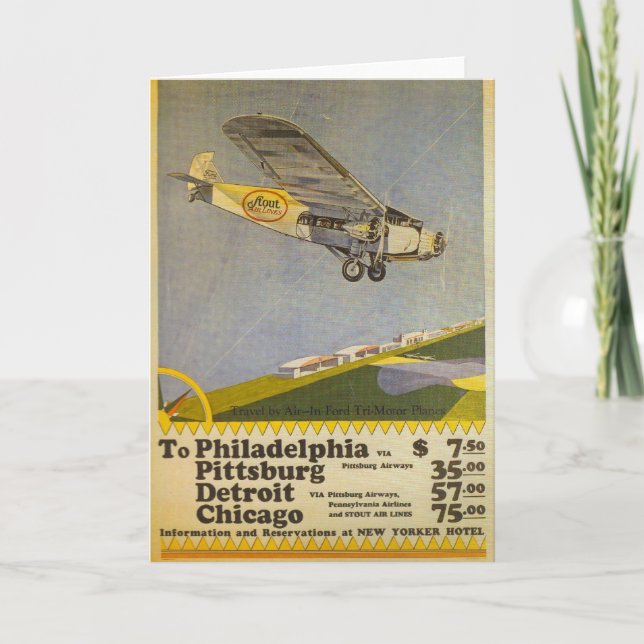 Kraftiga flygbolag kort (Framsida)