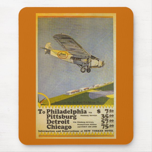 Kraftiga flygbolag musmatta (Framsidan)