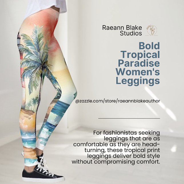 Kraftiga Tropiska Paradis Kvinnliga Leggings (Skapare uppladdad)