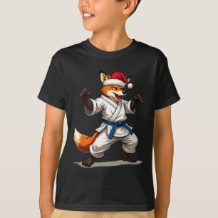 Kraftigt djurfoder i Karate - enhetlig för jul H T Shirt