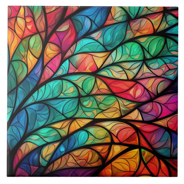 Kraftigt fastsatt plattor av keramiskt glas kakelplatta (Framsidan)