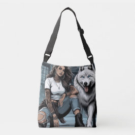 Kraftigt, fritt och hänsynslöst. axelväska