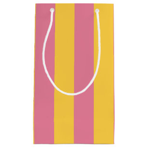 Kraftigt Lodrät för Rosa och Gult, stripe Mönster