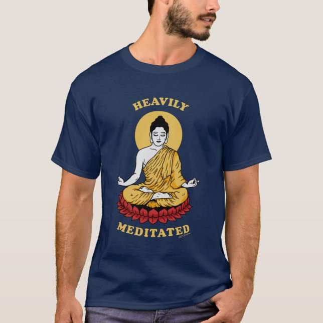 Kraftigt mediterad t shirt (Framsida)