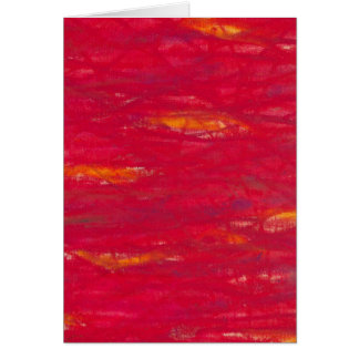 kraftigt rött - knallrot hälsningskort