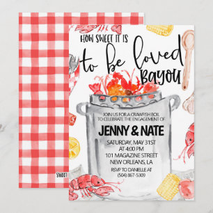 Kräftkok Förlovningsfest Inbjudan