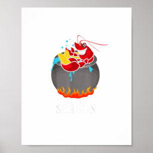 Kräftkok Julens Säsong Kräftor Kräftor Fu Poster
