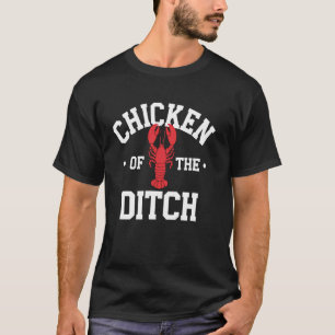 Kräftkok Kyckling i diket Rolig Mardi Gra T Shirt