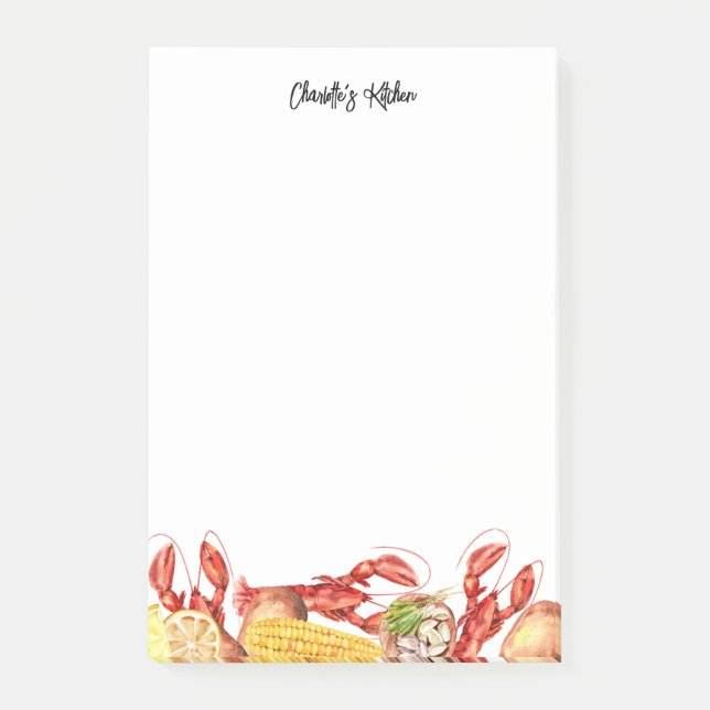 Kräftkok Sommarfest Namn Post-it Block (Framsida)