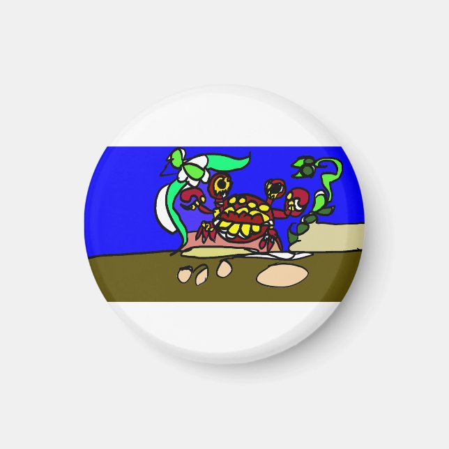 Kräftkonst Magnet (Framsidan)