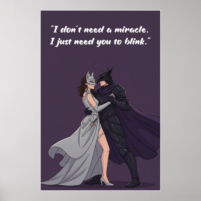 Kraftlös Citat Poster (Framsidan)