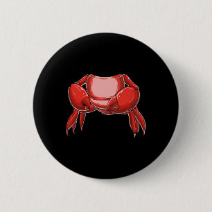 Kraftlös krabba Costume Funny FishCrab Älskare Ha Knapp
