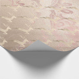 Kräftmarmor från Ro Guld, julrenar från mönster Presentpapper