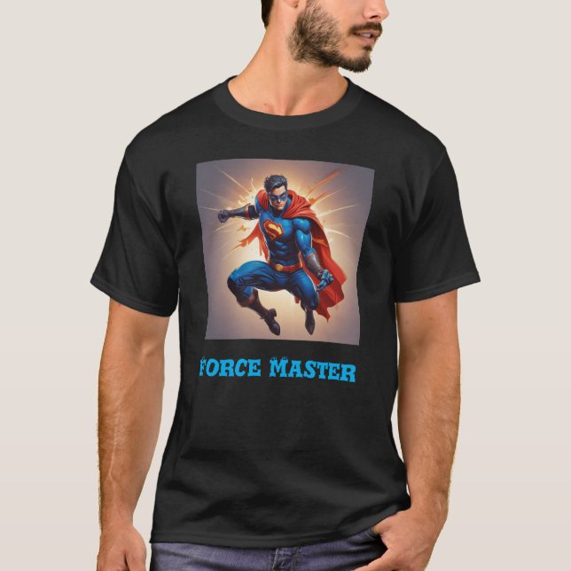 Kraftmästare: Ultimate Superhjälte T-Shirt (Framsida)