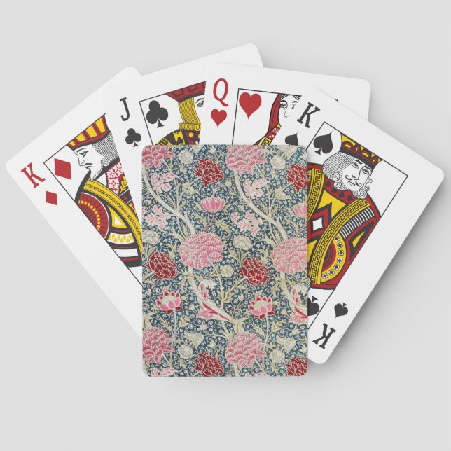 Kräftmönster (av William Morris) Casinokort (Baksidan)