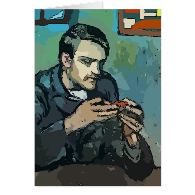 Kräftor Abstrakt Hälsningskort (Framsidan)