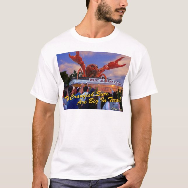 Kräftor är stora i Texas T-shirt (Framsida)