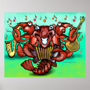 Kräftor Band Poster