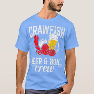 Kräftor Beer Boil Crew Crayfish Mudbug Seafood B T Shirt