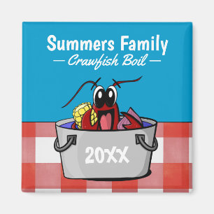 Kräftor Boil annual Family Party Picnic Magnet