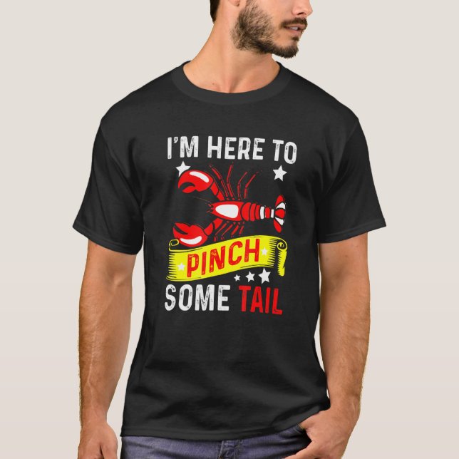Kräftor Boil Cajun Crab Shellfish T Shirt (Framsida)