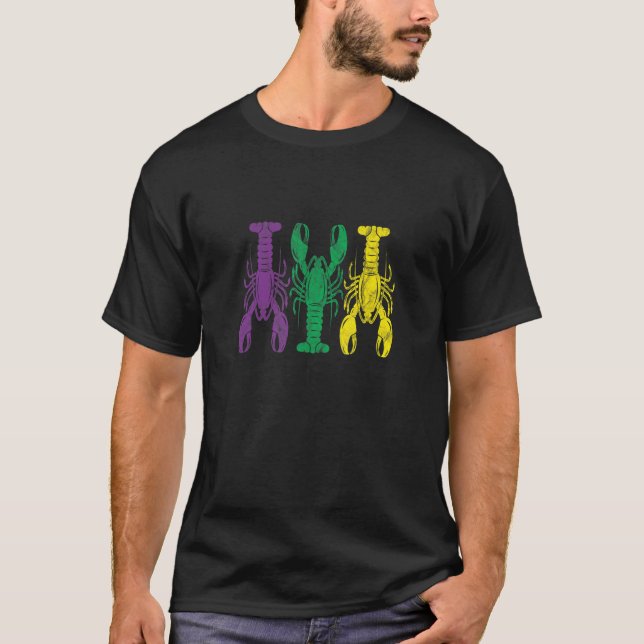 Kräftor Boil Cajun Crayfish Craydad Mudbug Seafoo T Shirt (Framsida)