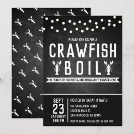 Kräftor Boil Cajun Förlovningsfest Call