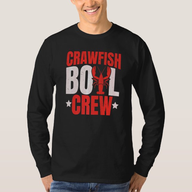 Kräftor Boil Crew Kräftor Cajun Season T Shirt (Framsida)