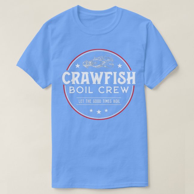 Kräftor Boil Crew Matching Cajun Seafood Crayfish T Shirt (Design framsida)