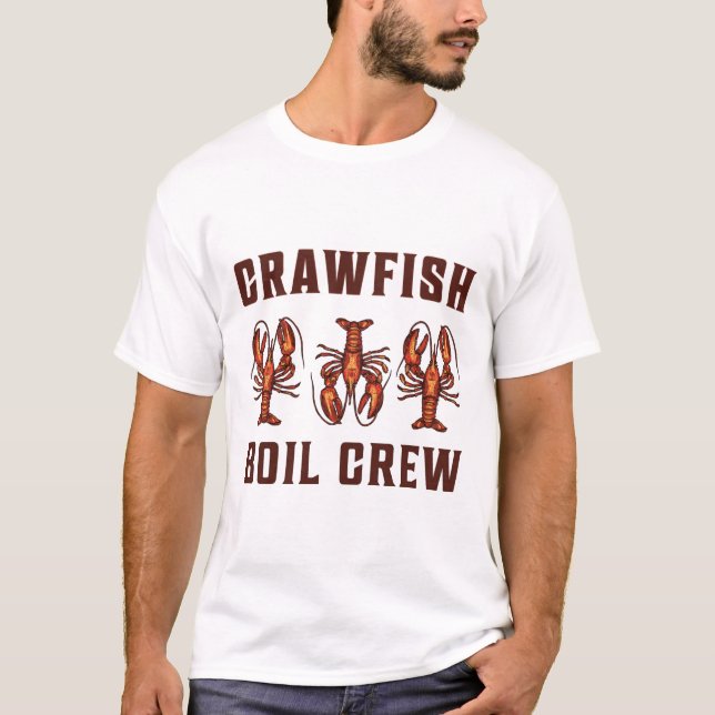 Kräftor Boil Crew T-Shirt (Framsida)