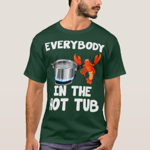 Kräftor Boil Funny Crayfish Alla i Hetten T Shirt