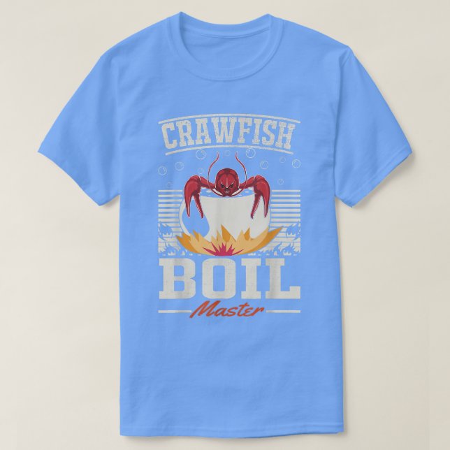 Kräftor Boil Master Crayfish Eater T Shirt (Design framsida)