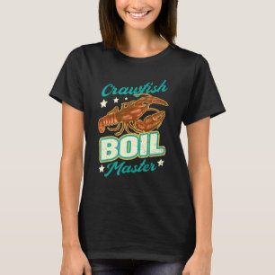 Kräftor Boil Master Eat Kräftor Citat Vintage B T Shirt