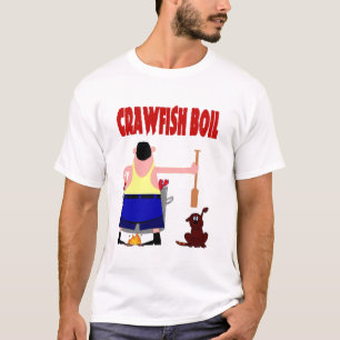 Kräftor Boil med Hund T Shirt
