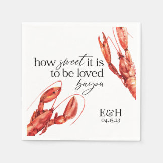 Kräftor Boil Napkin Pappersservett