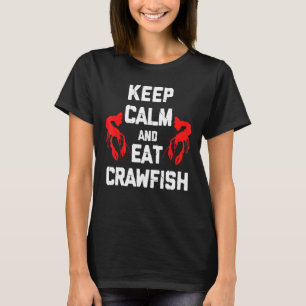 Kräftor Crayfish Crawdad Mudbug Cajun Boil Seafoo T Shirt