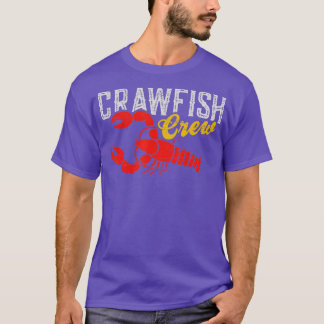 Kräftor Crew Boiler Crayfish Boil Älskare T Shirt