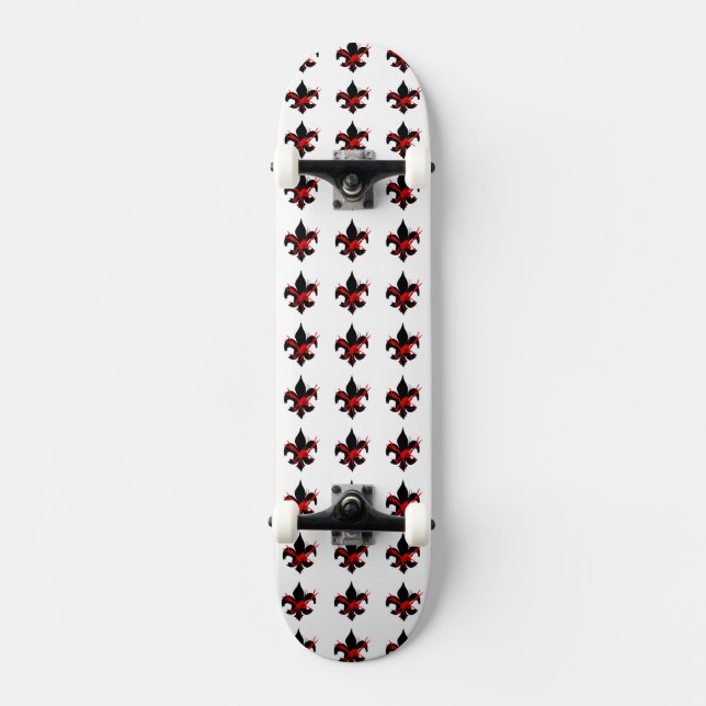 Kräftor Fleur De Lis Skateboard (Framsida)