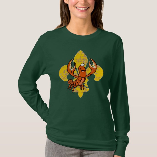 Kräftor Fleur De Lis Tröja (Framsida)