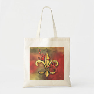 Kräftor Fleur De Lis Tygkasse