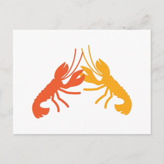 Kräftor i LOBSTER Vykort