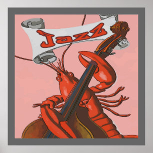 Kräftor Jazz Poster